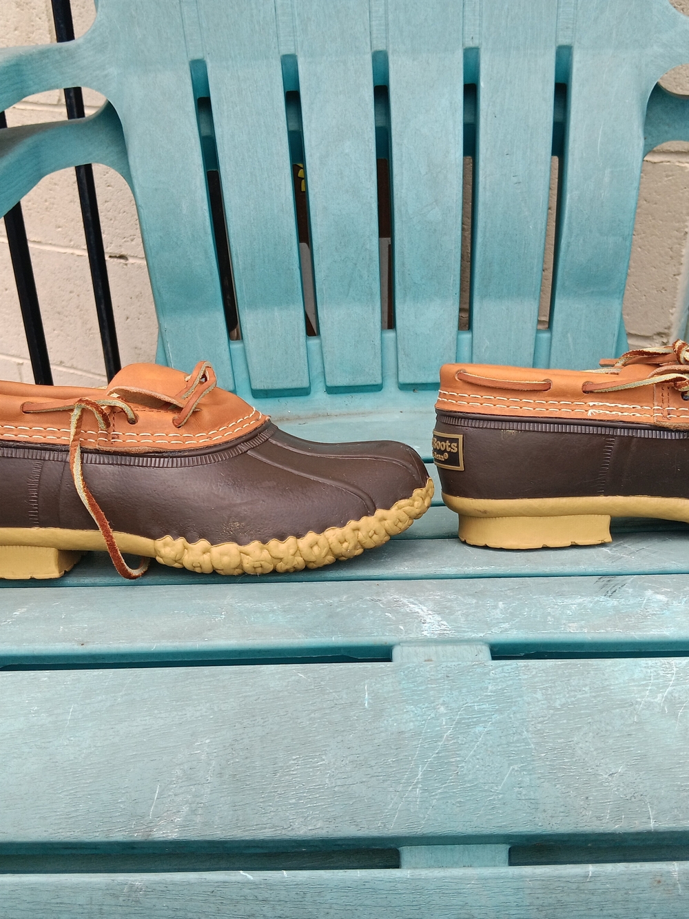 L.L. Bean Brown and Tan Duck Boots - Women's Ankle Booties - Picture 13 of 14